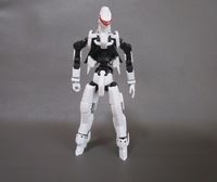 【HG】　グレイズ改造 エヴァ サーフェーサー白で塗っちゃう