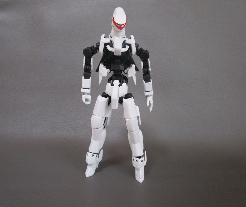 【HG】　グレイズ改造 エヴァ サーフェーサー白で塗っちゃう
