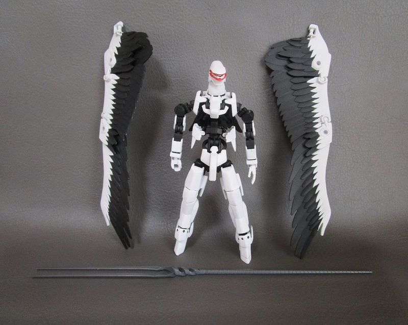 【HG】　グレイズ改造 エヴァ サーフェーサー白で塗っちゃう