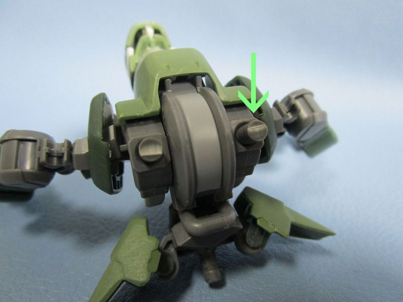 【HG】　グレイズ改造 エヴァ　羽の取り付け　スカイハイウイングス