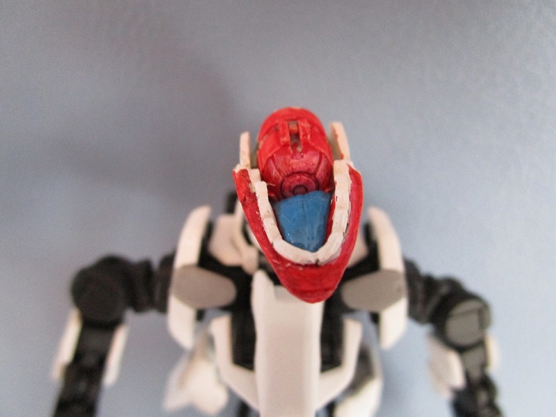 【HG】　グレイズ改造 エヴァ 部分塗装　完成