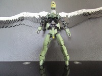 【HG】　グレイズ改造 エヴァ　顔のパテ整形と全体バランス