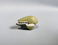 【HG】　グレイズ改造 エヴァ　顔のパテ盛り