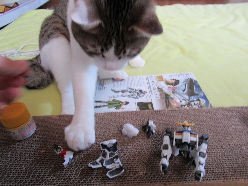 【HG】   ガンダム バルバトス　ガンプラ作成と猫の攻防