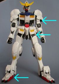 【HG】   ガンダム バルバトス　ブラック部意外と多い