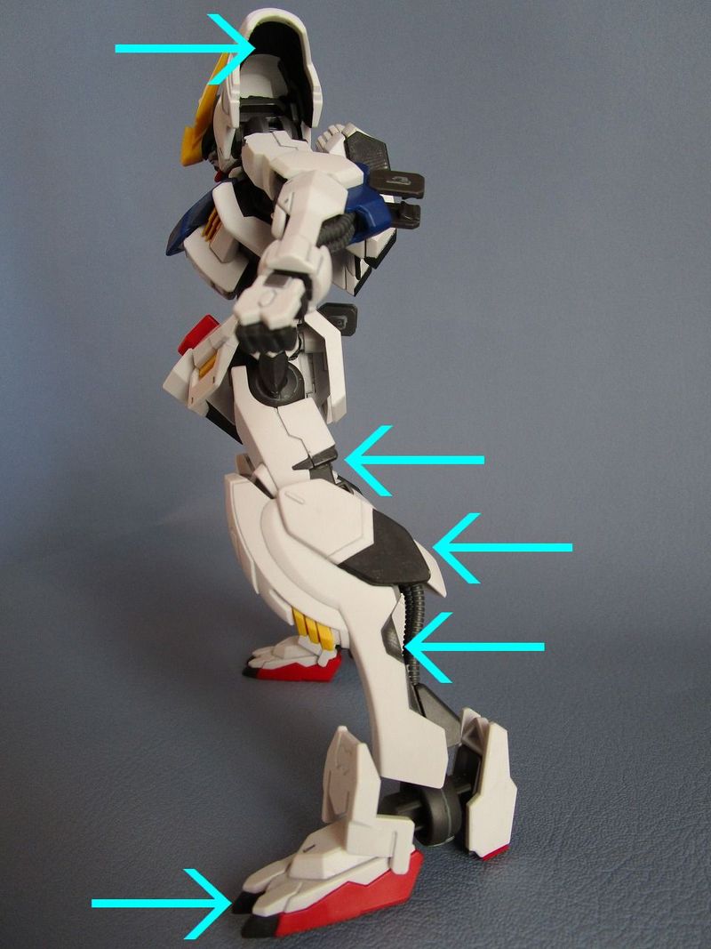 【HG】   ガンダム バルバトス　ブラック部意外と多い