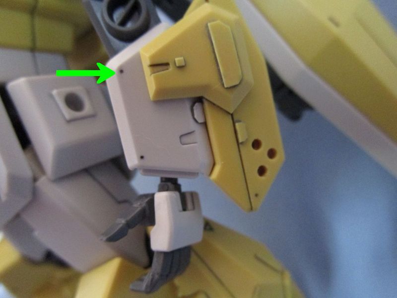 【HG】　パワードジムカーディガン バイスでディティールアップ追加