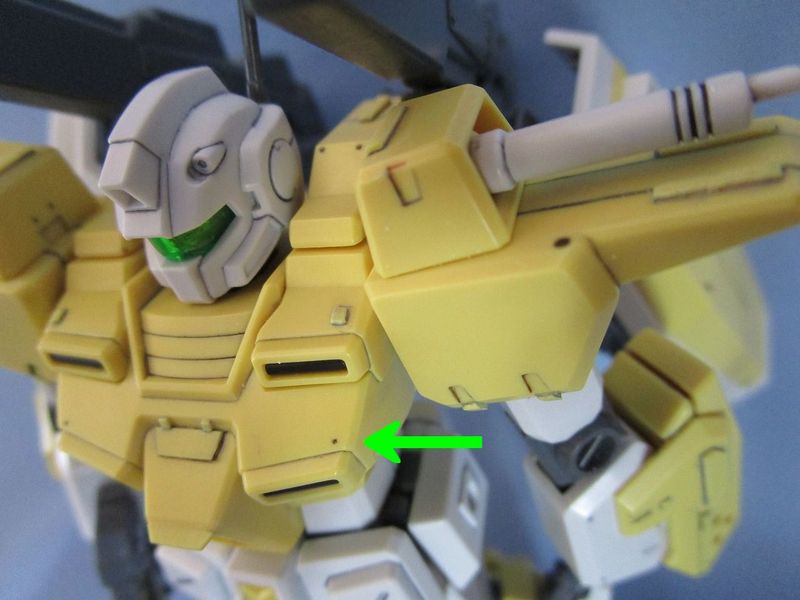 【HG】　パワードジムカーディガン バイスでディティールアップ追加