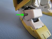 【HG】　パワードジムカーディガン 改造　ポン付けバズ