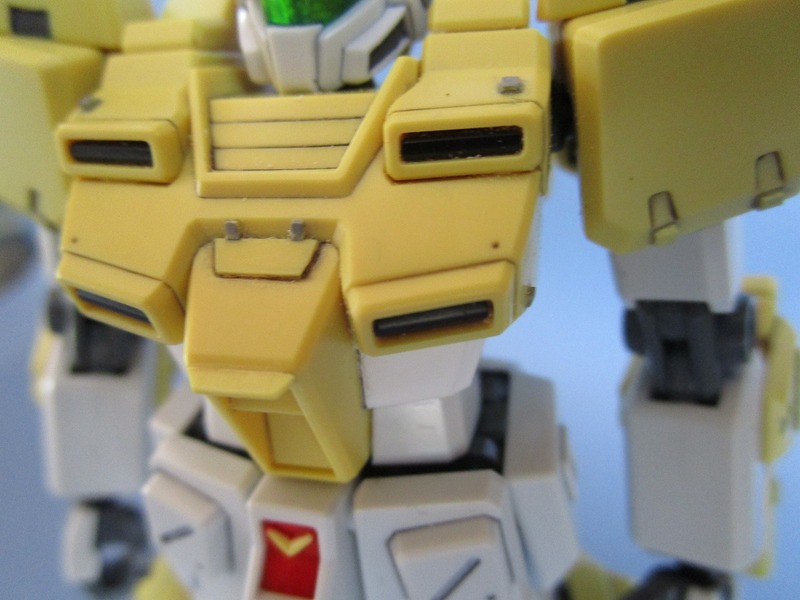 【HG】　パワードジムカーディガン 改造　ポン付けバズ