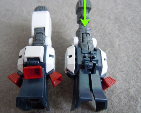 【HG】 フルアーマーガンダム（サンダーボルト）　脚部