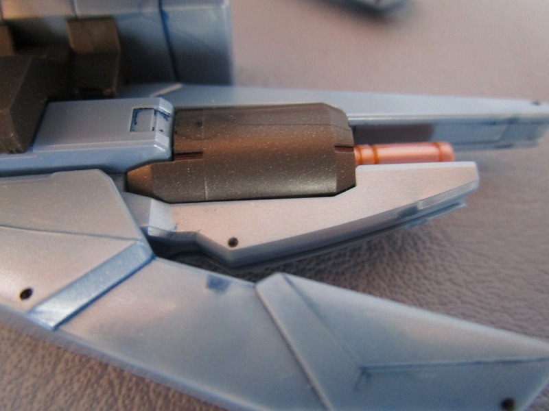 【HG】　ガンダムダブルオースカイHWS（トランザムインフィニティモード）デザインナイフでスジボリ 背負いもの