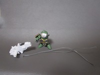【SD】　 董卓ザク＆部隊兵　部隊兵にロングレジライフル＆ジェネレータ