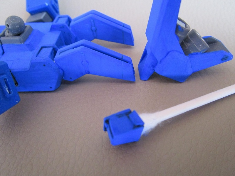 【SD】　 Ξガンダム　改造アクリルガッシュブルー