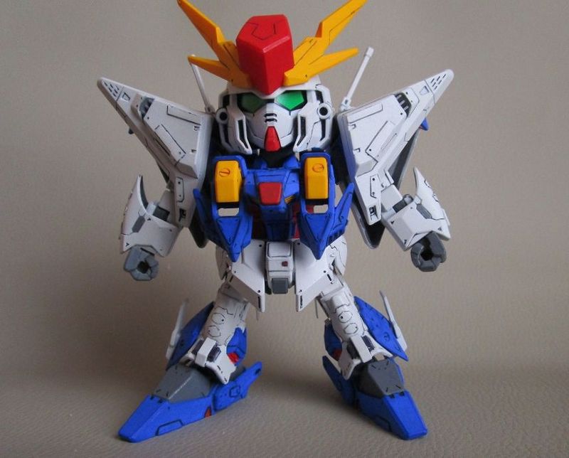 【SD】　 Ξガンダム改造アクリルガッシュ本体の白