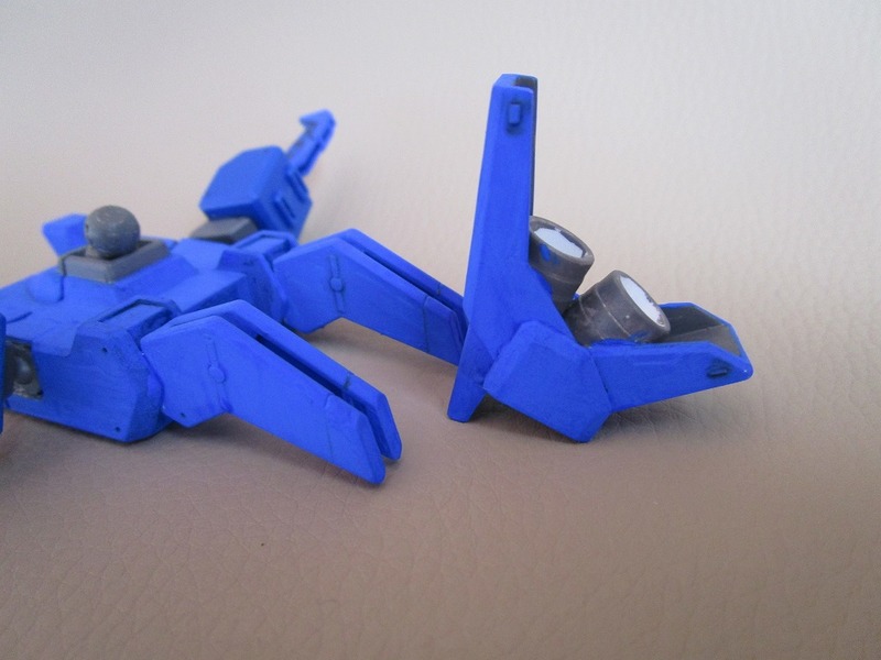 【SD】　 Ξガンダム　改造アクリルガッシュブルー
