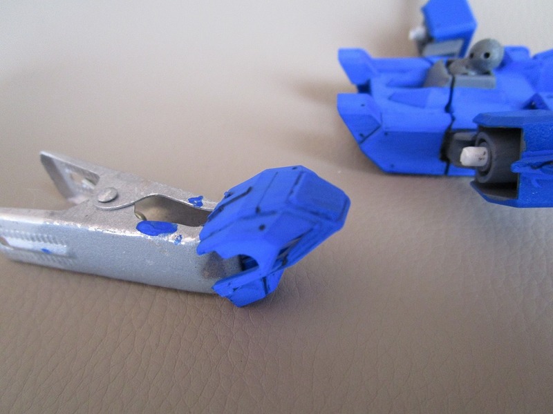 【SD】　 Ξガンダム　改造アクリルガッシュブルー