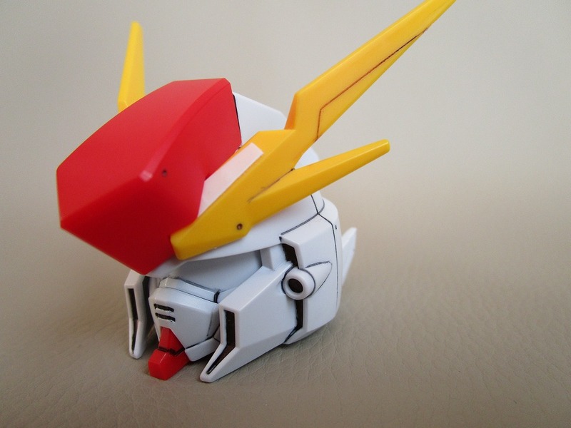 【SD】　 Ξガンダム　改造プラ板でディティール