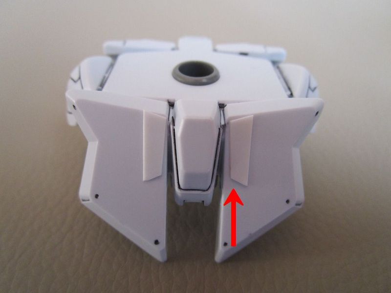 【SD】　 Ξガンダム　改造プラ板でディティール