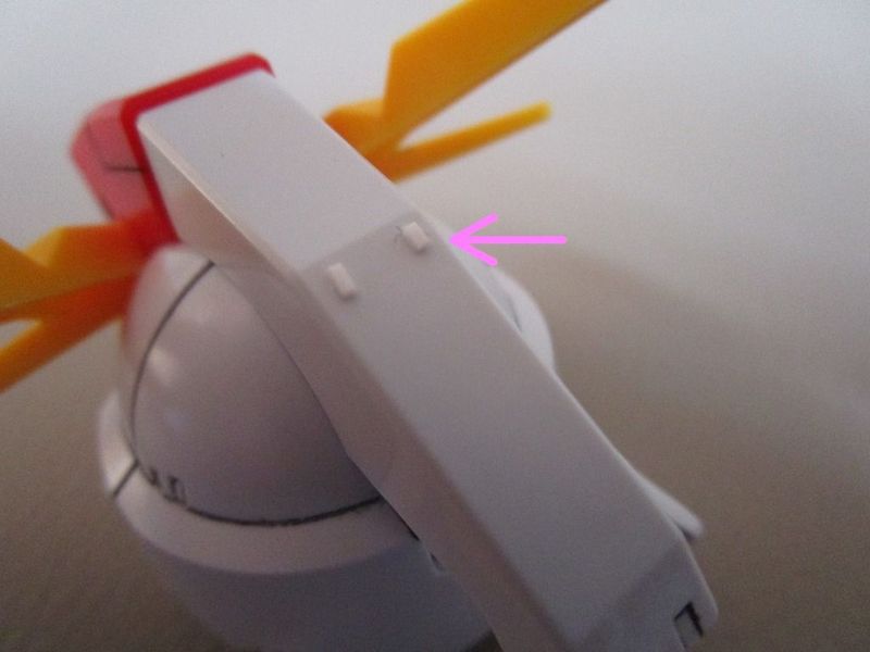 【SD】　 Ξガンダム　改造0.5mmプラ板でディティール情報量UP