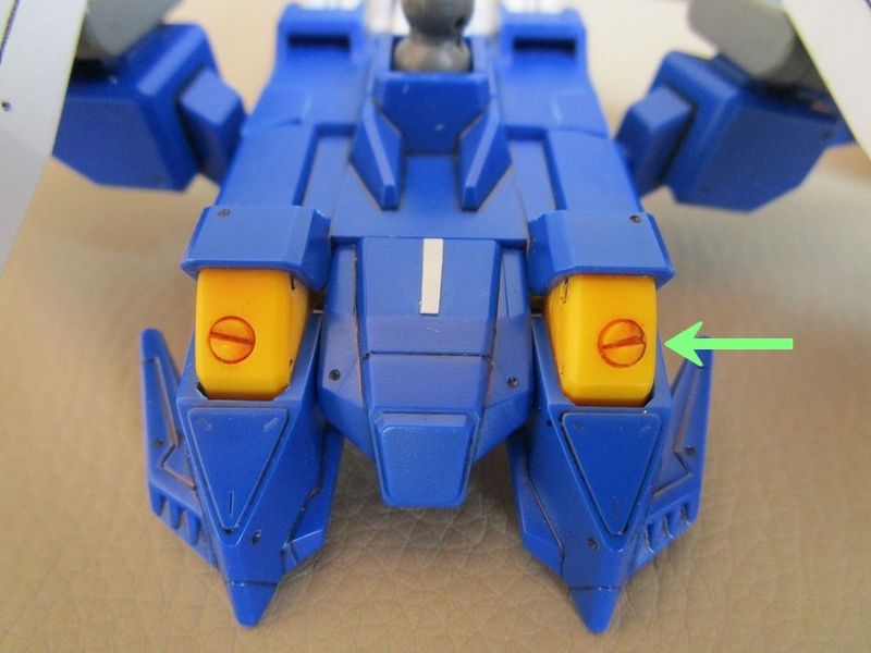 【SD】　 Ξガンダム　改造追加マイナスモールド+部分塗装