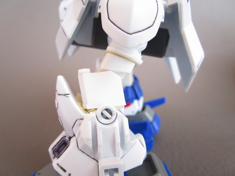【SD】　 Ξガンダム　改造脚部の角度調整