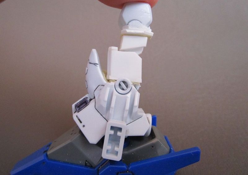 【SD】　 Ξガンダム　改造脚部の角度調整