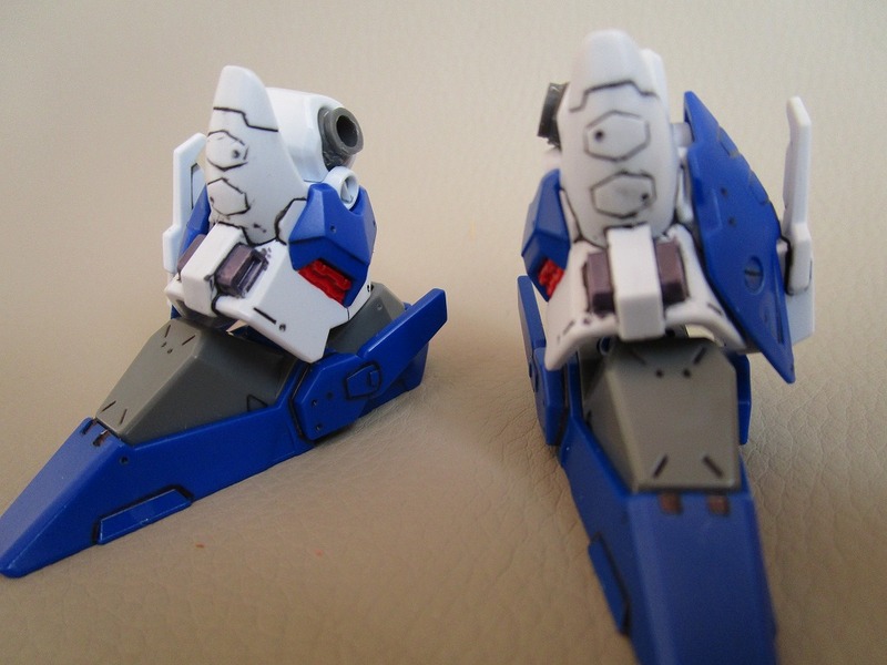 【SD】　 Ξガンダム　改造追加マイナスモールド+部分塗装