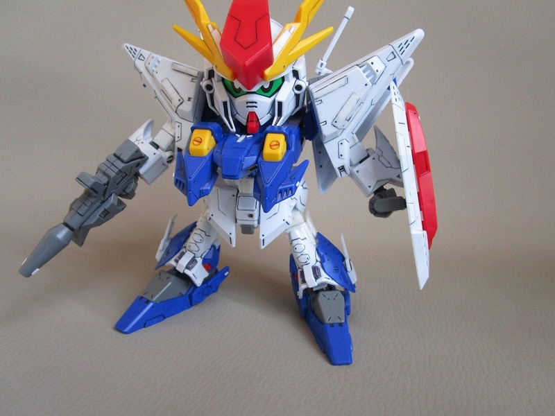 【SD】　 Ξガンダム　ギャルセゾンとメッサー　ダイソーのアクリルガッシュ