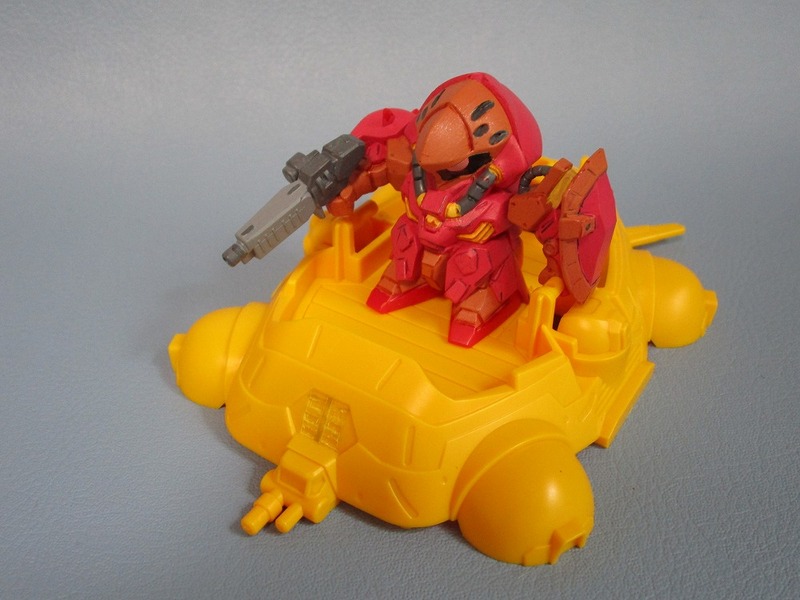 【SD】　 Ξガンダム　ギャルセゾンとメッサー　ダイソーのアクリルガッシュ