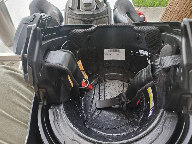 リュウキ　バイクメットの洗濯