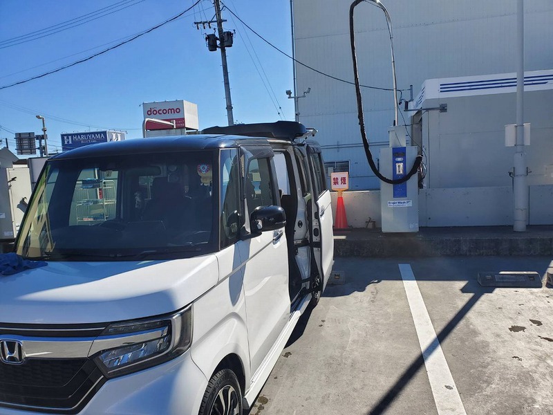 親孝行の日　いちご狩りと車のメンテ