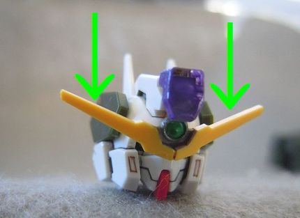 【HG】 ガンダムサバーニャ　ヘッドユニット