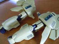 【HG】 ジ・O　合わせ目消しと半身処理