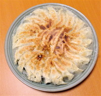 干し白菜で餃子