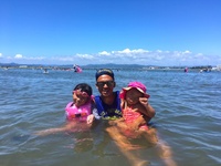 浜松市周辺で海遊び - 新居弁天海水浴場 - 2019/08/13 15:45:05