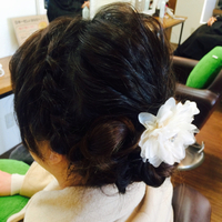 お呼ばれヘアー♪ 2015/02/07 19:57:59