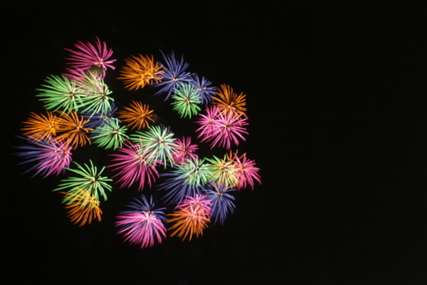 いわたの花火が開催されました。