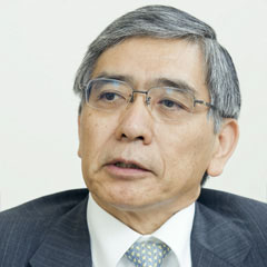 日銀総裁人事に・・黒田氏