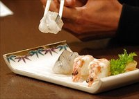 浜名湖もの末広鮨で　SBSはままつトキメキ出逢い旅