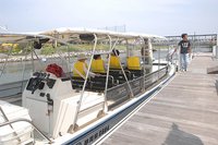 浜名湖花博浜名湖ガーデンパーク桟橋　高山船長の村櫛水路めぐり