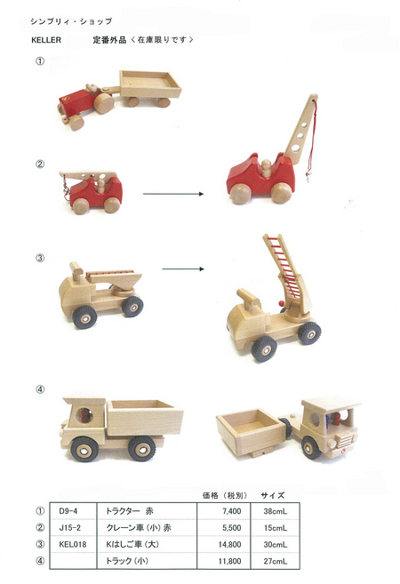 ケラー社の定番外商品はいかが？│シンプリィのおもちゃ通信