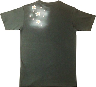 ◆櫻花爛漫図・手描きTシャツ制作◆