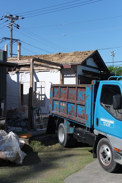 菊川市SN様　解体開始