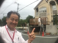メンテナンス不要な本物の樹のデッキ！下は駐車場になっています！掛川菊川袋井で♫ 2017/08/11 20:24:52