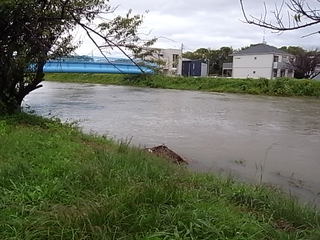 台風上陸