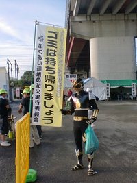 袋井花火大会　クリーン運動に出動しました。 2012/08/12 11:42:31