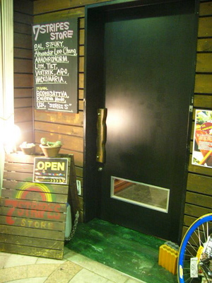 open the door