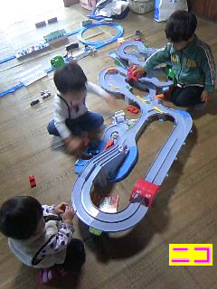 児童館→久々友達と会う