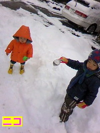 ゆきやこんこ～♪ 2011/01/17 22:07:18